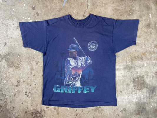 90s Seattle Mariners Ken Griffey Jr Seattle Skyline XL