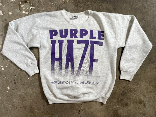 1990s Washington Huskies Purple Haze Crewneck Sweater Large