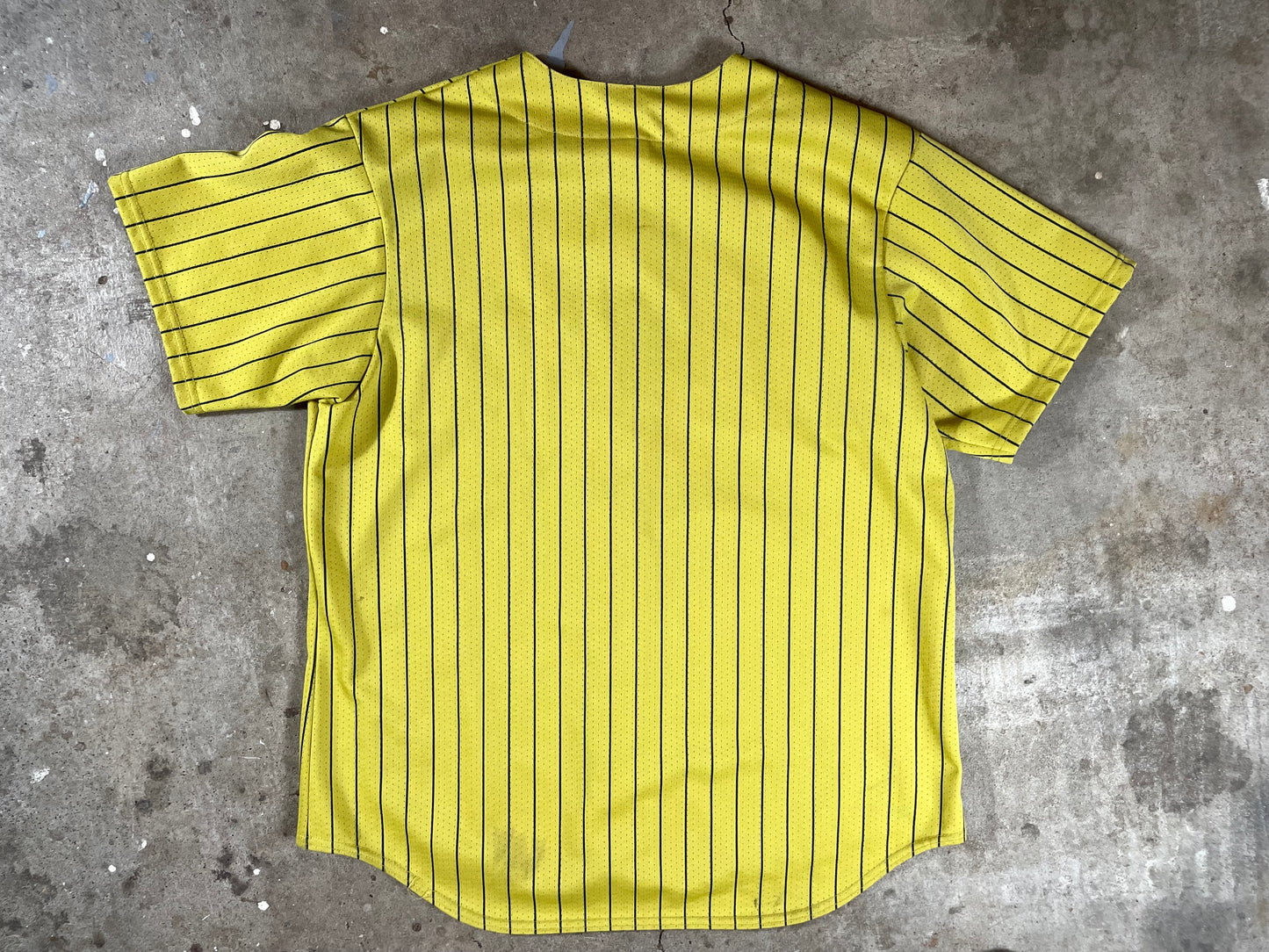 2000s Seattle Mariners Majestic Made In USA XL Lime Yellow Jersey