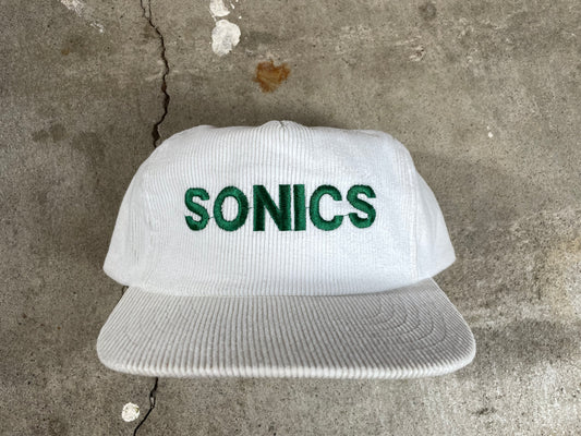 1980s Seattle Sonics Corduroy Snapback Hat