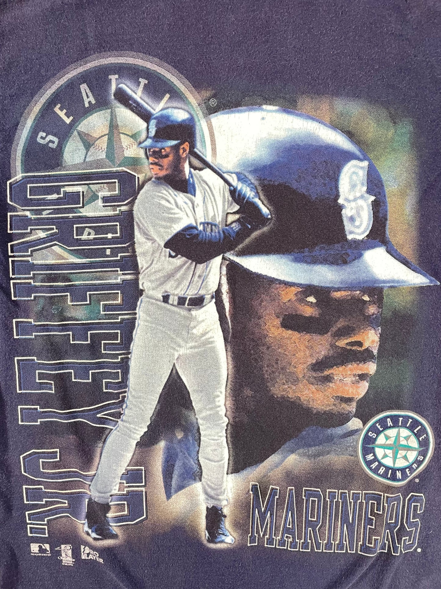 90s Seattle Mariners Ken Griffey Jr Pro Player USA Medium T Shirt