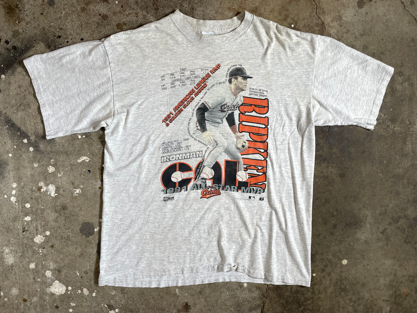 1990s Cal Ripken Jr Baltimore Orioles Salem Sportswear XL