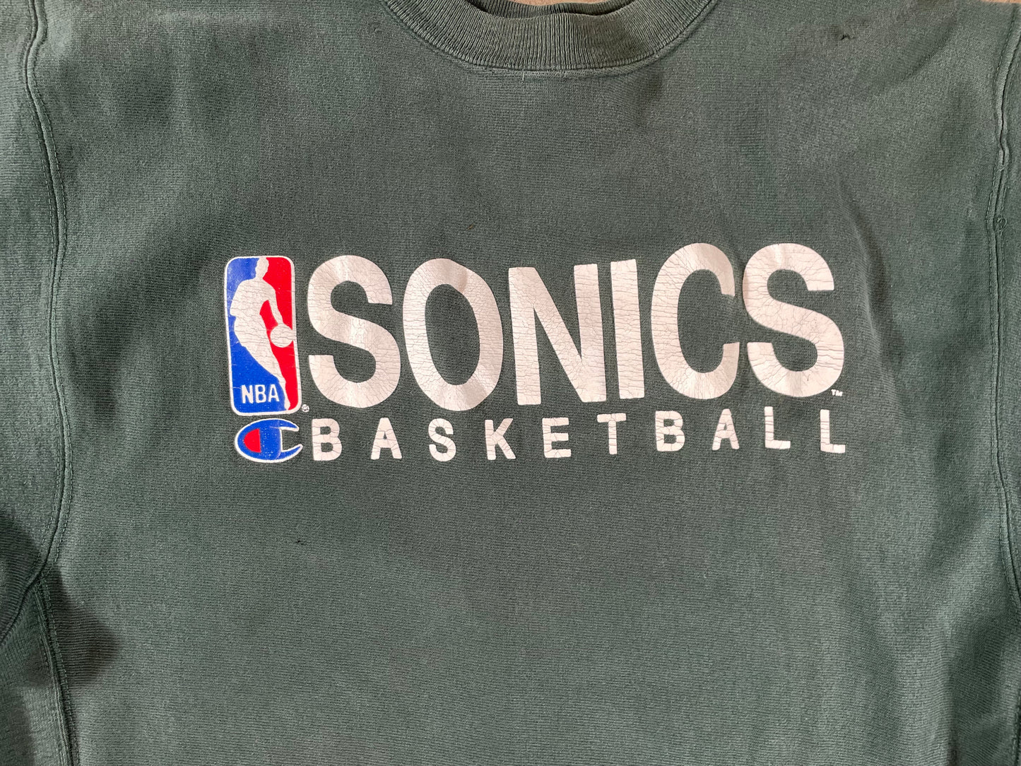 90s Champion Reverse Weave Seattle Sonics XXL Sweater