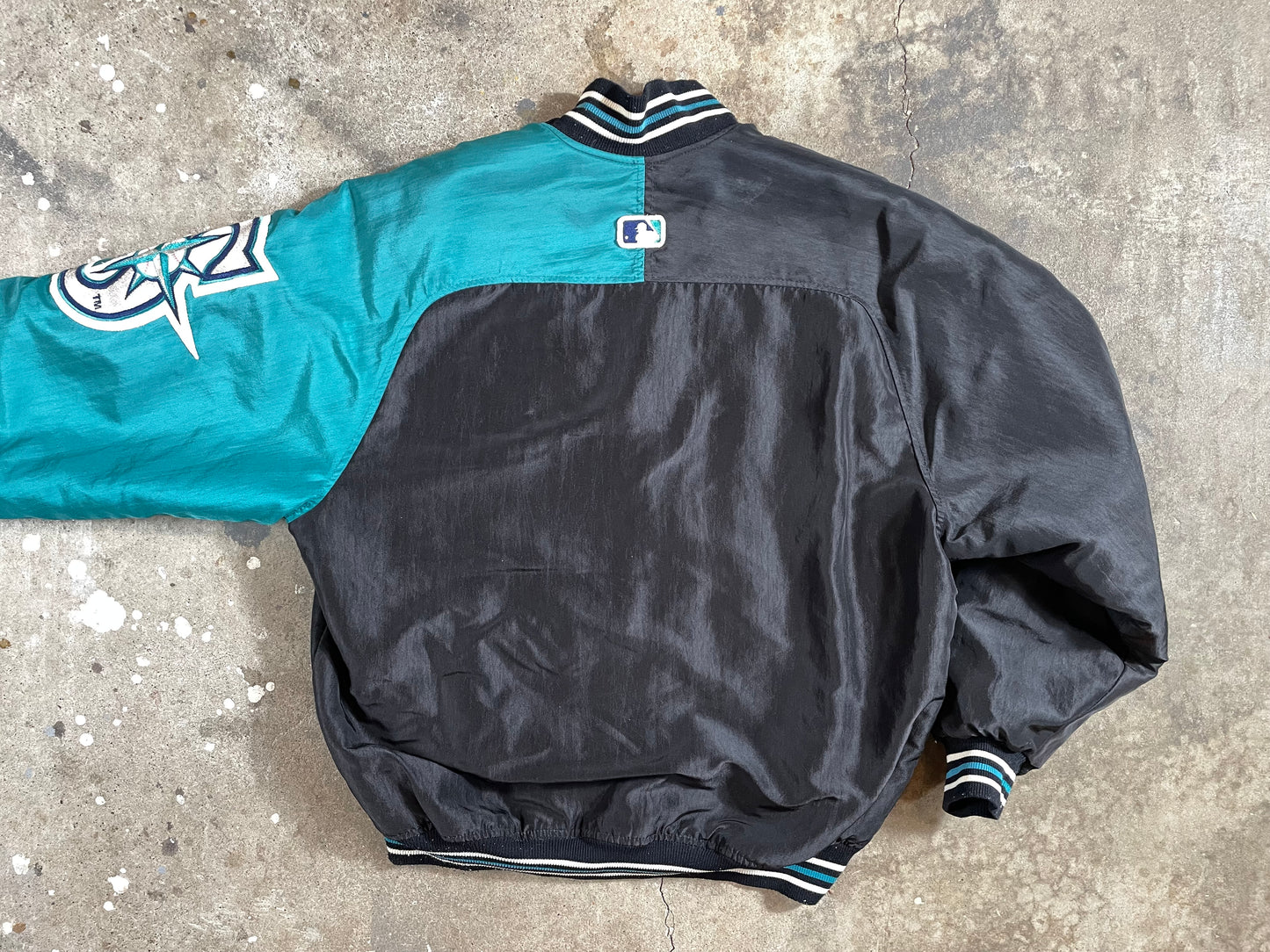 90s Seattle Mariners Starter Diamond Collection Bomber Jacket Large