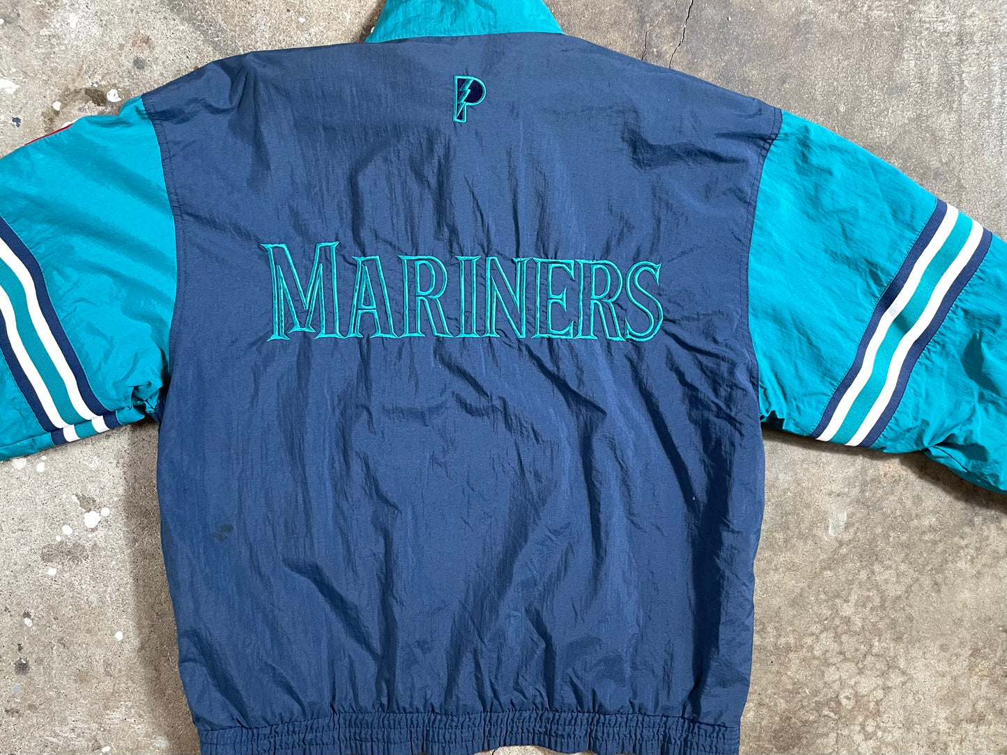 1990s Seattle Mariners Pro Player Windbreaker Jacket XL